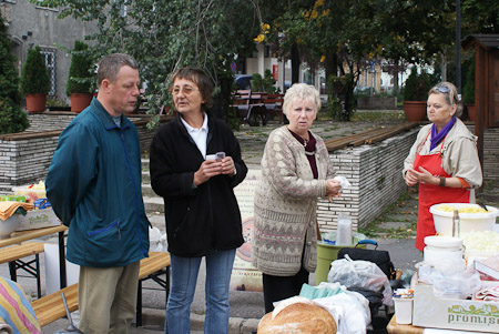 Az alapítvány önkéntesei a fehérvári lecsófesztiválon